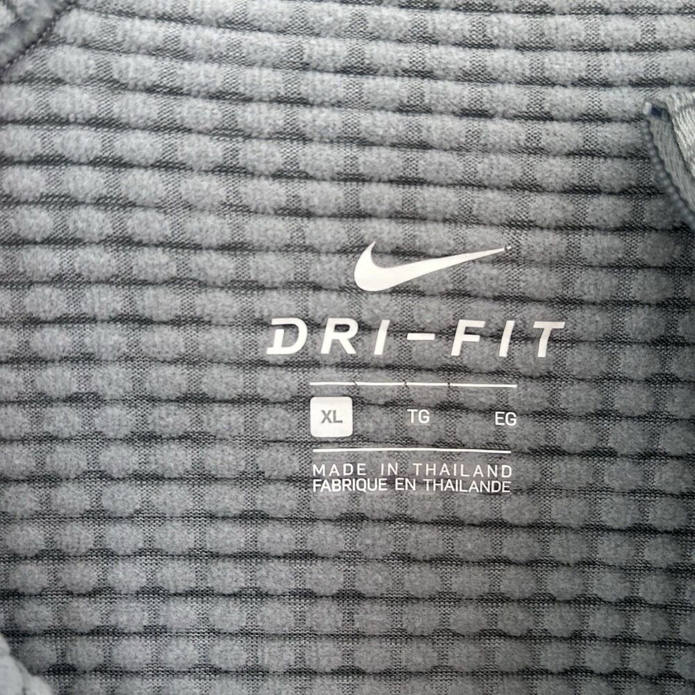 Nike Sphere Element 1/2 Zip Running Top XL Gray Heather Thumbholes 683906-066 - Picture 4 of 11